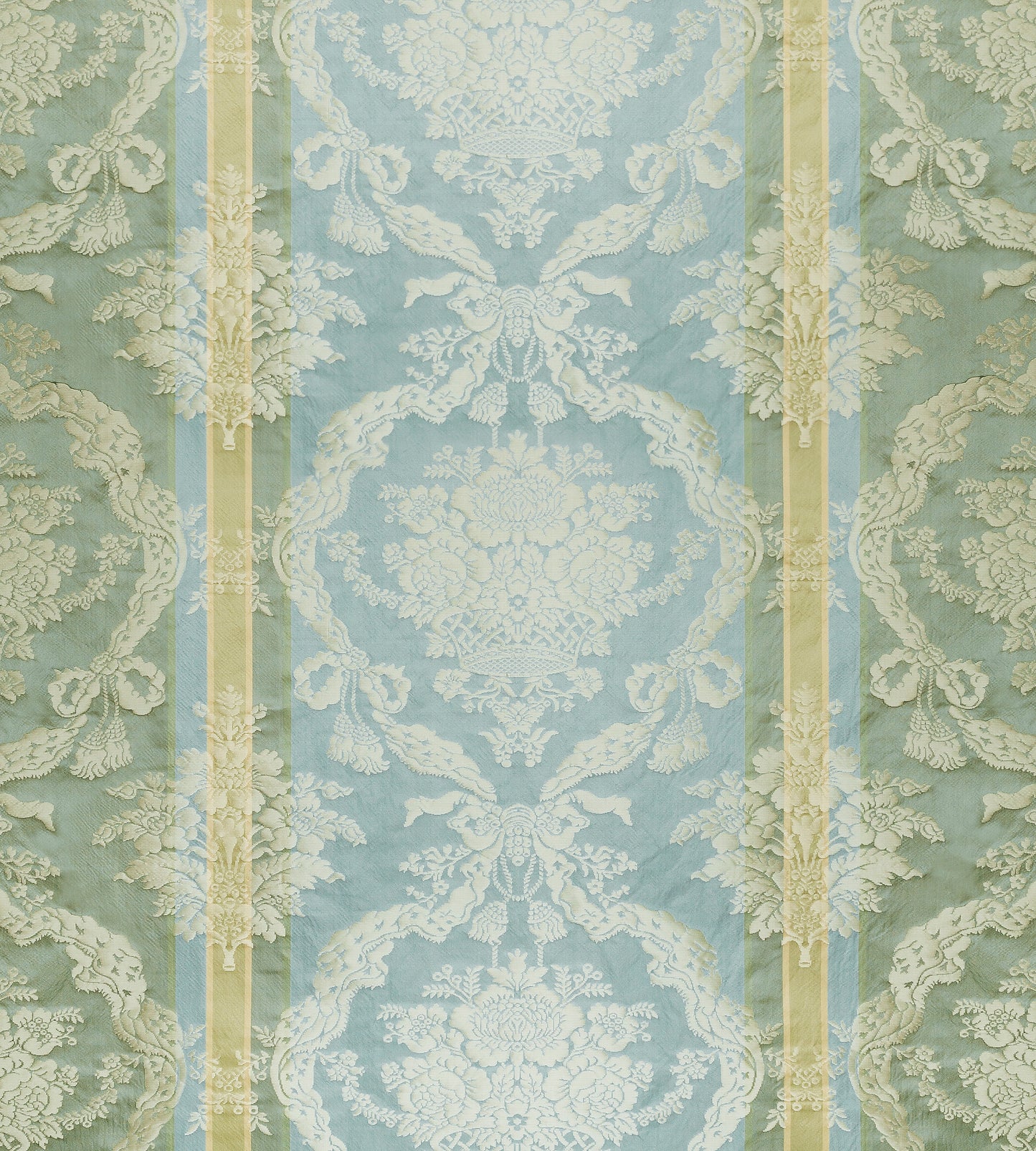 Purchase Old World Weavers Fabric Pattern ZA 2192PTRS, Petrarca Stripe Celadon Sky 1