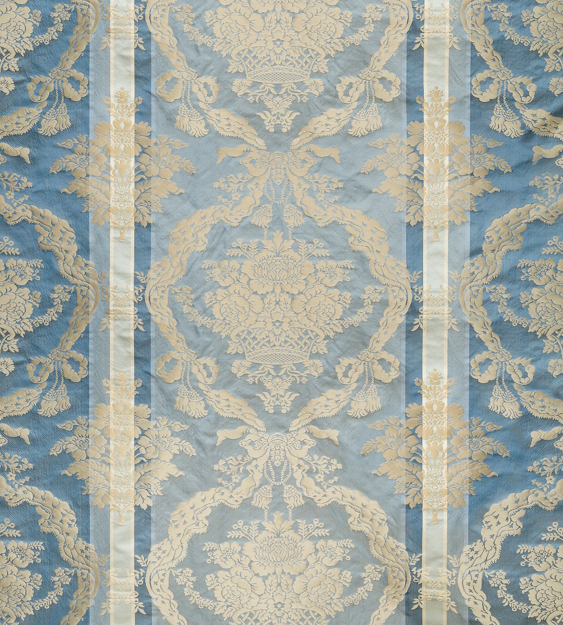 Purchase Old World Weavers Fabric SKU ZA 2193PTRS, Petrarca Stripe Blue Bell 1