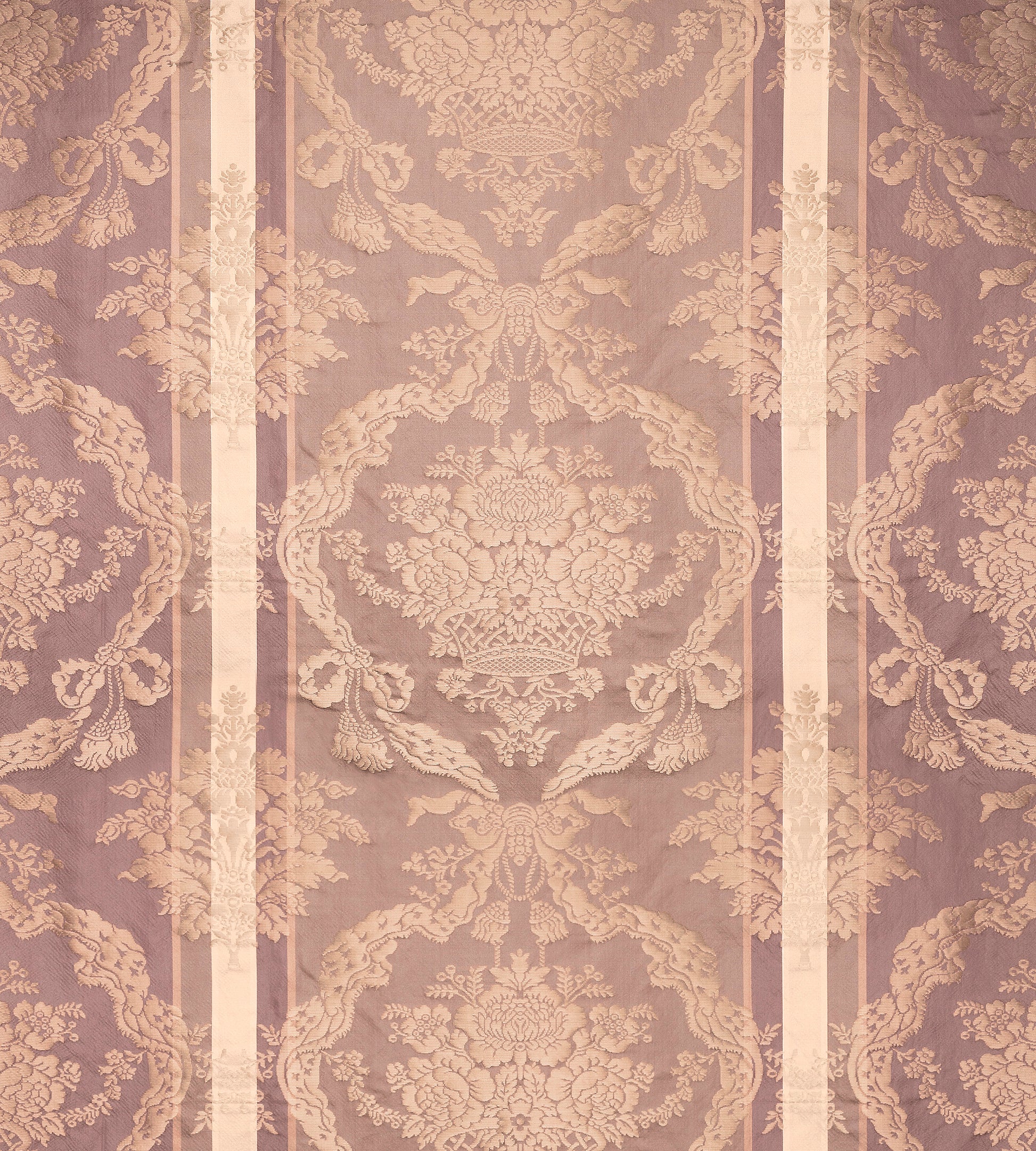Purchase Old World Weavers Fabric Pattern number ZA 2195PTRS, Petrarca Stripe Lilac 1