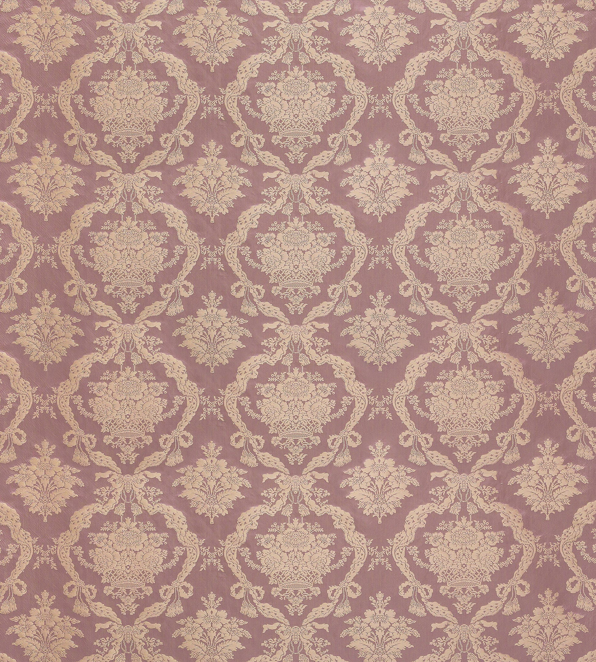 Purchase Old World Weavers Fabric Pattern number ZA 2204PETR, Petrarca Damasco Mauve 1