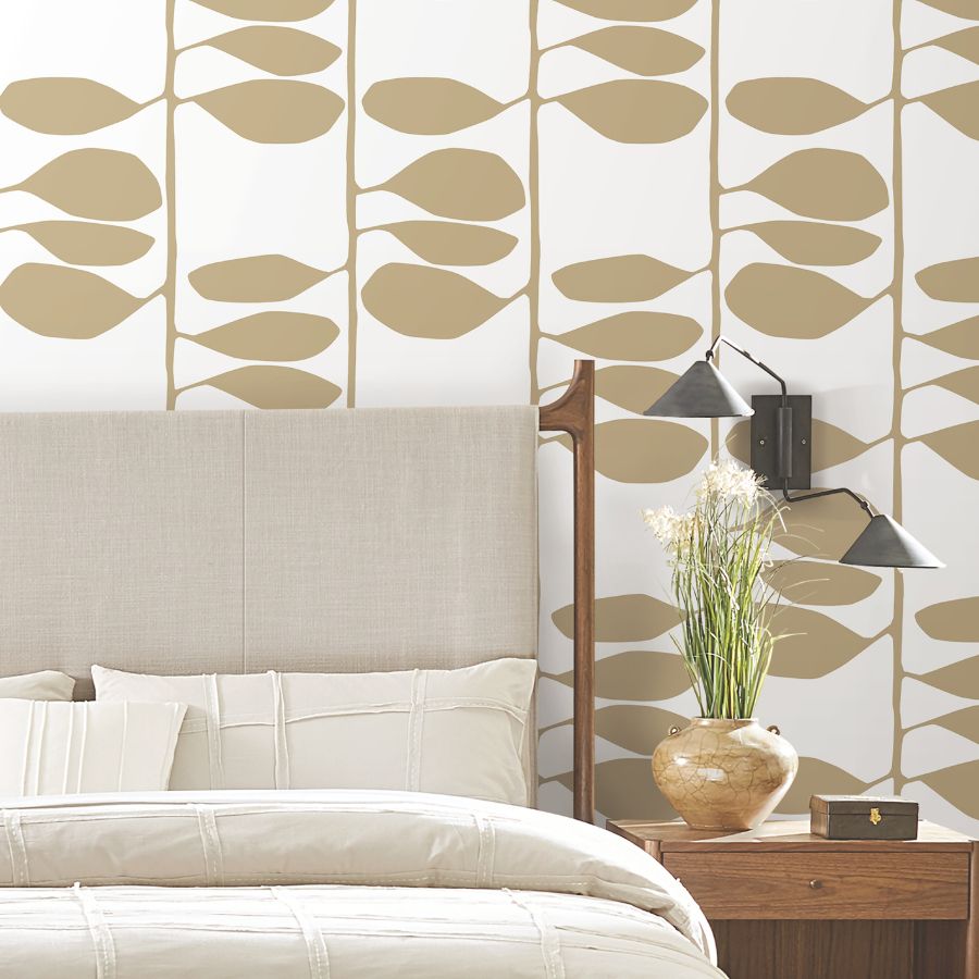 Purchase Zm2803 | Artisan Studio, Sculpted Vines Gold - York Wallpaper