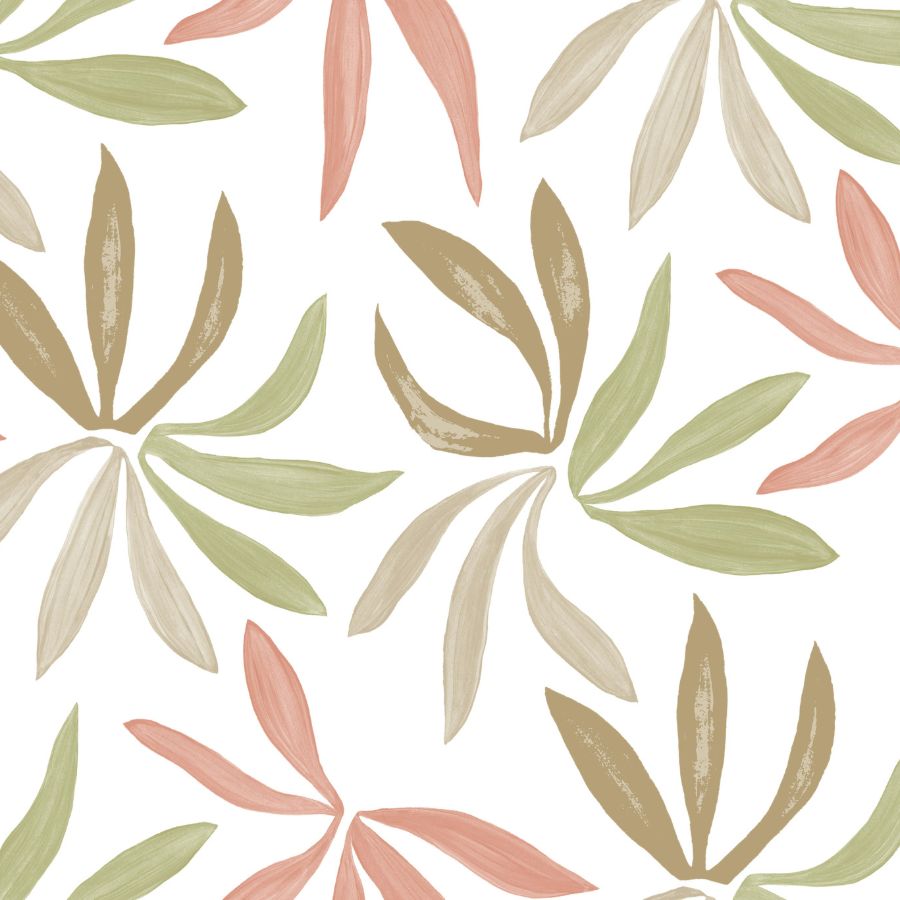Purchase Zm2812 | Artisan Studio, Little Garden Leaf & Coral - York Wallpaper
