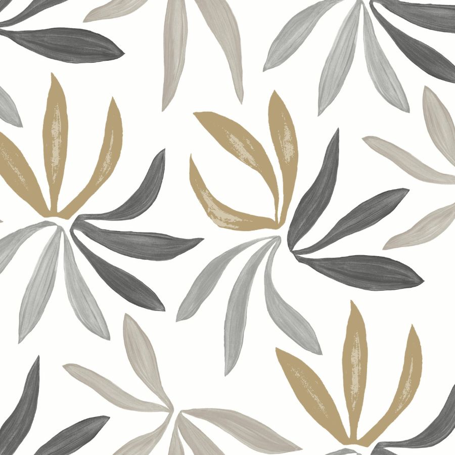 Purchase Zm2816 | Artisan Studio, Little Garden Graphite & Gold - York Wallpaper