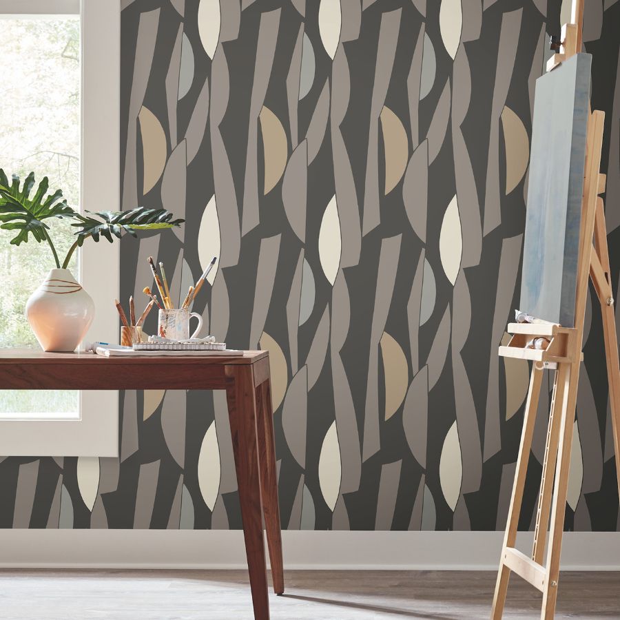 Purchase Zm2826 | Artisan Studio, Balance Carbon & Graphite - York Wallpaper