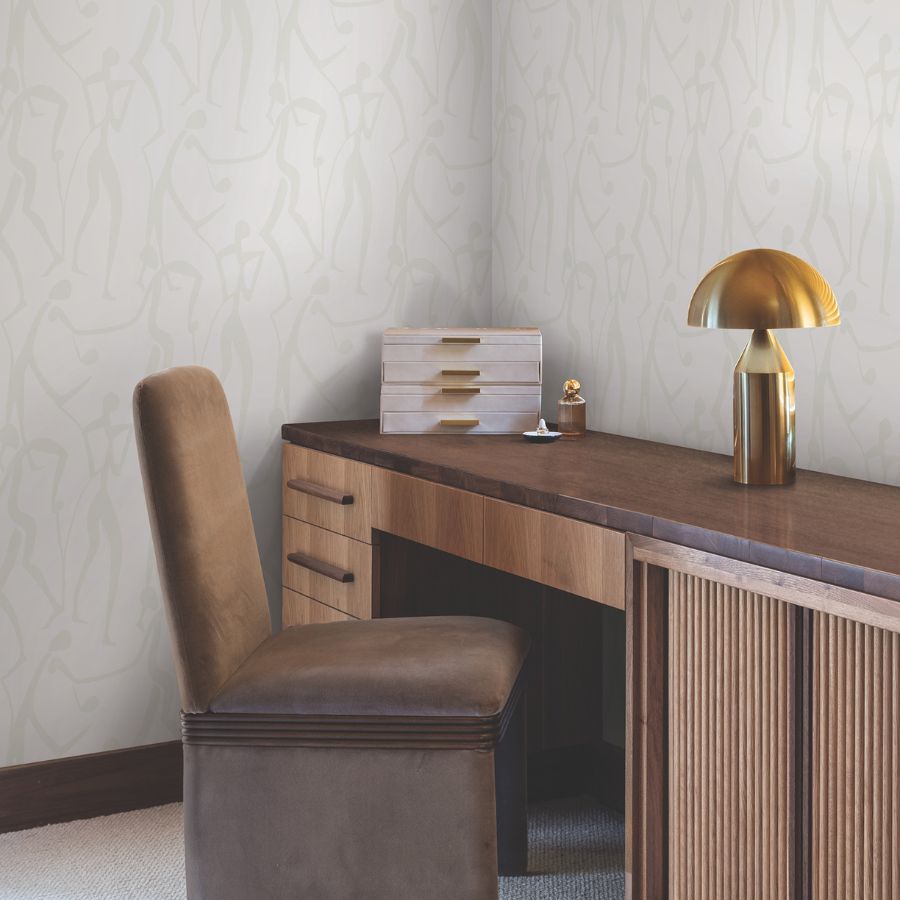 Purchase Zm2833 | Artisan Studio, Joyful Dancers Pearl - York Wallpaper