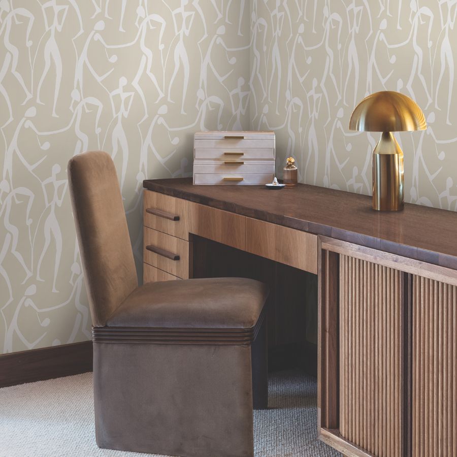 Purchase Zm2834 | Artisan Studio, Joyful Dancers Nude - York Wallpaper