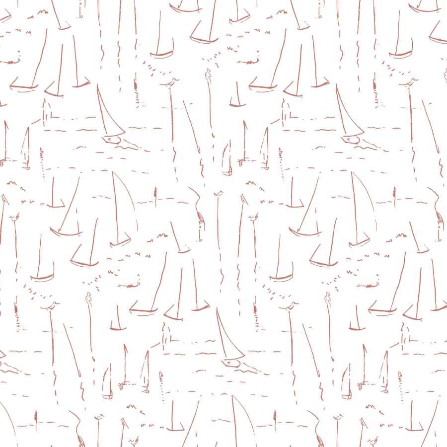 Purchase Zm2843 | Artisan Studio, Vermillion Coast Vermillion - York Wallpaper