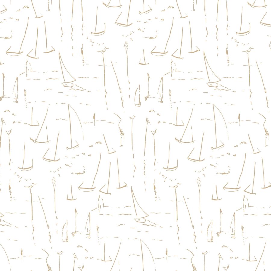 Purchase Zm2845 | Artisan Studio, Vermillion Coast Gold - York Wallpaper