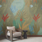 Purchase Zm2847M | Artisan Studio, Chambord Gardens Leaf & Olive Wall Mural - York Wallpaper