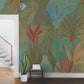 Purchase Zm2847M | Artisan Studio, Chambord Gardens Leaf & Olive Wall Mural - York Wallpaper