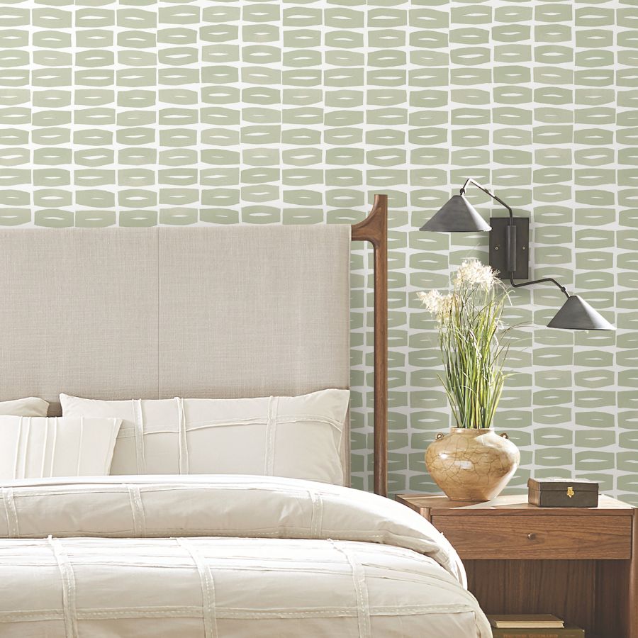 Purchase Zm2862 | Artisan Studio, Modernist Motif Leaf - York Wallpaper