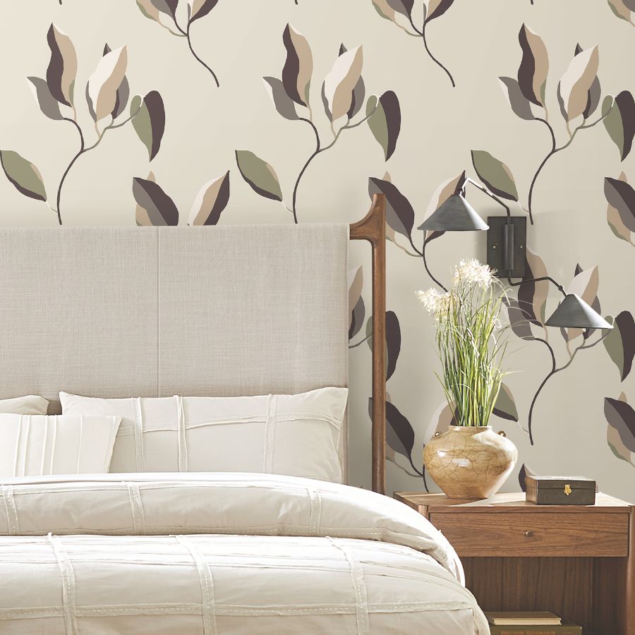 Purchase Zm2875 | Artisan Studio, Brushwork Branches Violet - York Wallpaper