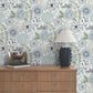 Purchase Zm2892 | Artisan Studio, Artistic Bouquet Alpine & Leaf - York Wallpaper
