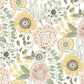 Purchase Zm2895 | Artisan Studio, Artistic Bouquet Coral & Lemon - York Wallpaper