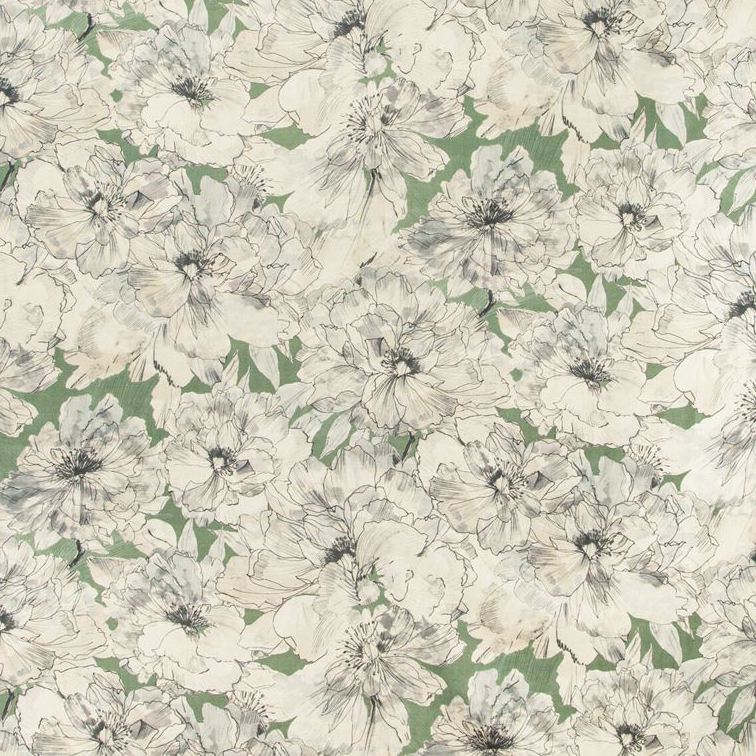 Sample AYRLIES.3.0 Ayrlies Green Botanical Kravet Couture Fabric