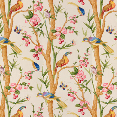 Sample BR-71622.03.0 Toucans Beige Brunschwig and Fils Fabric