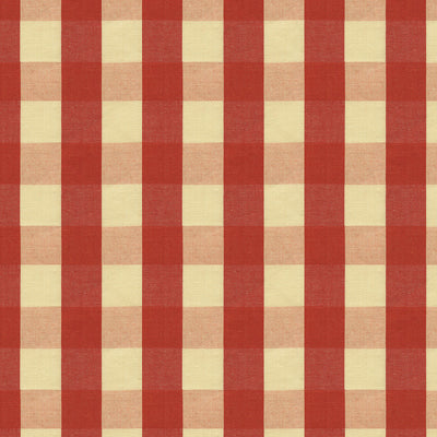 Sample BR-89149-9 Carsten Check Pomegranate Check/Plaid Brunschwig and Fils Fabric