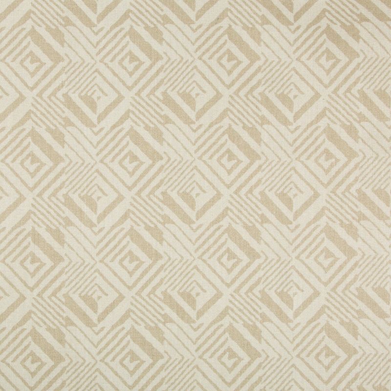 Sample DOYEN.16.0 Doyen Linen Beige Upholstery Diamond Fabric by Kravet Couture