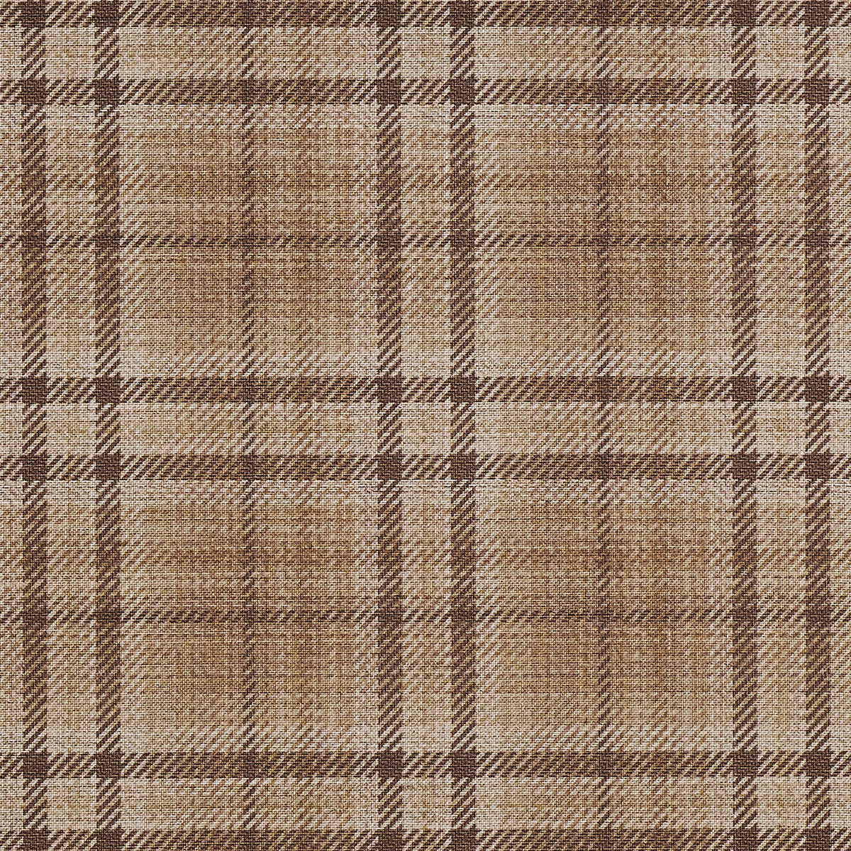 Purchase Phillip Jeffries Wallpaper - 43203, Caldwell Plaid - Clay Stripe On Canvas Linen