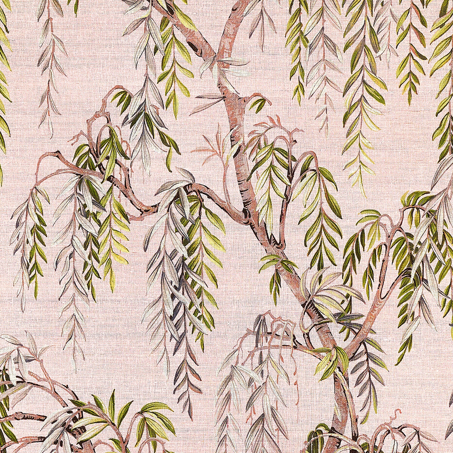 Purchase Phillip Jeffries Wallpaper - 27803, Whispering Willows - Pink Serenity 