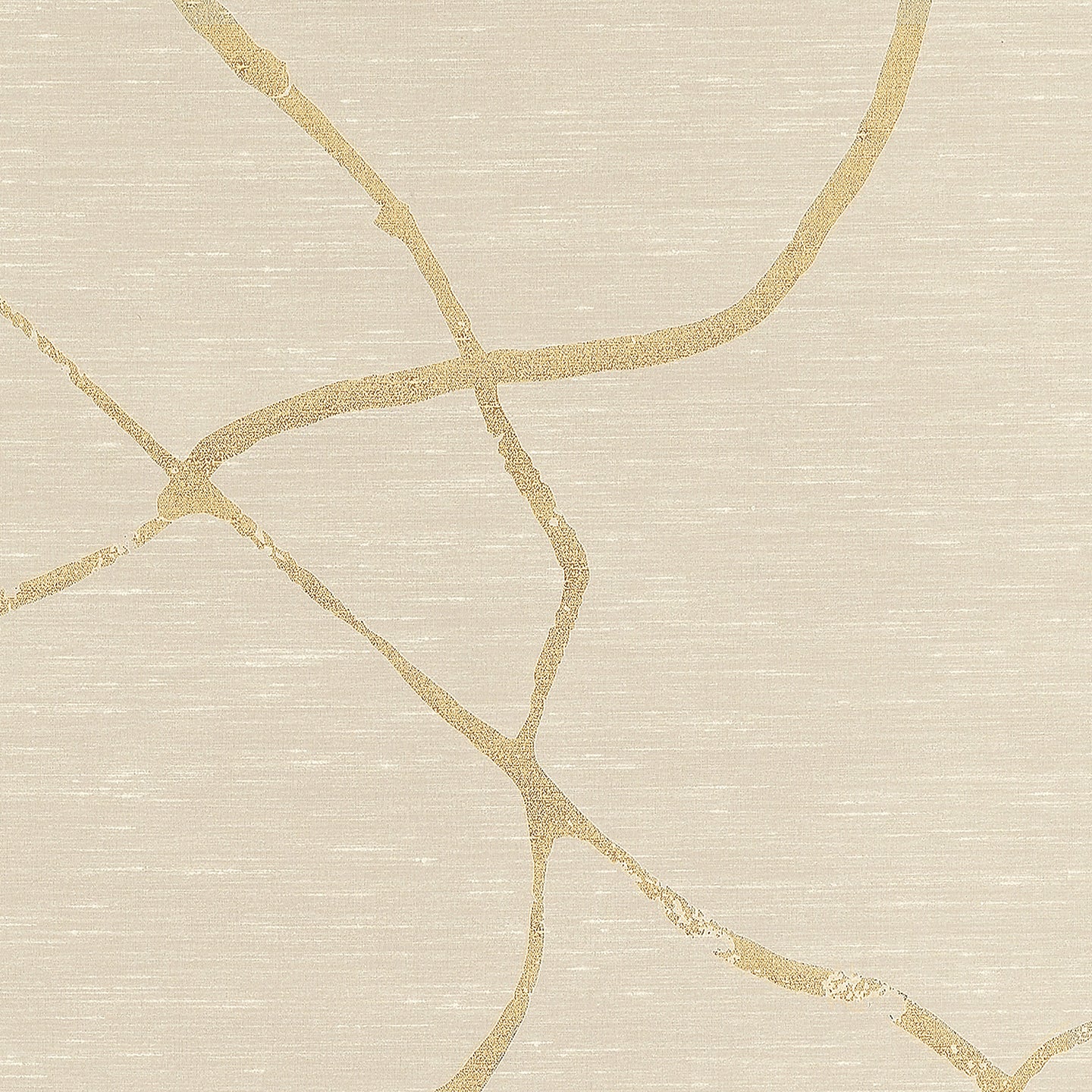 Purchase Phillip Jeffries Wallpaper - 10283, Lustrous Lines - Gilded Ivory Curves 