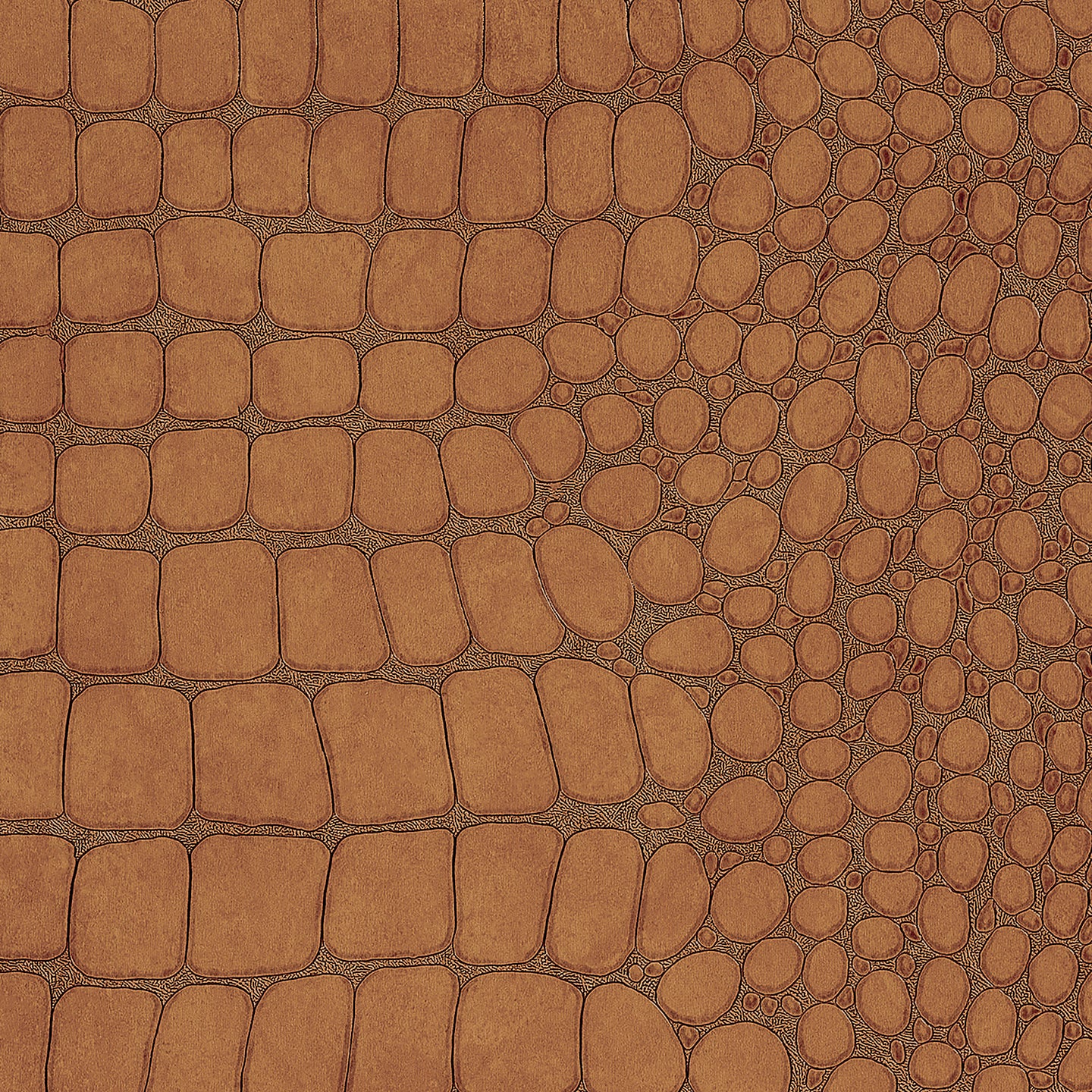 Purchase Phillip Jeffries Wallpaper - 10851, Vinyl Crocodile Rock - Cognac