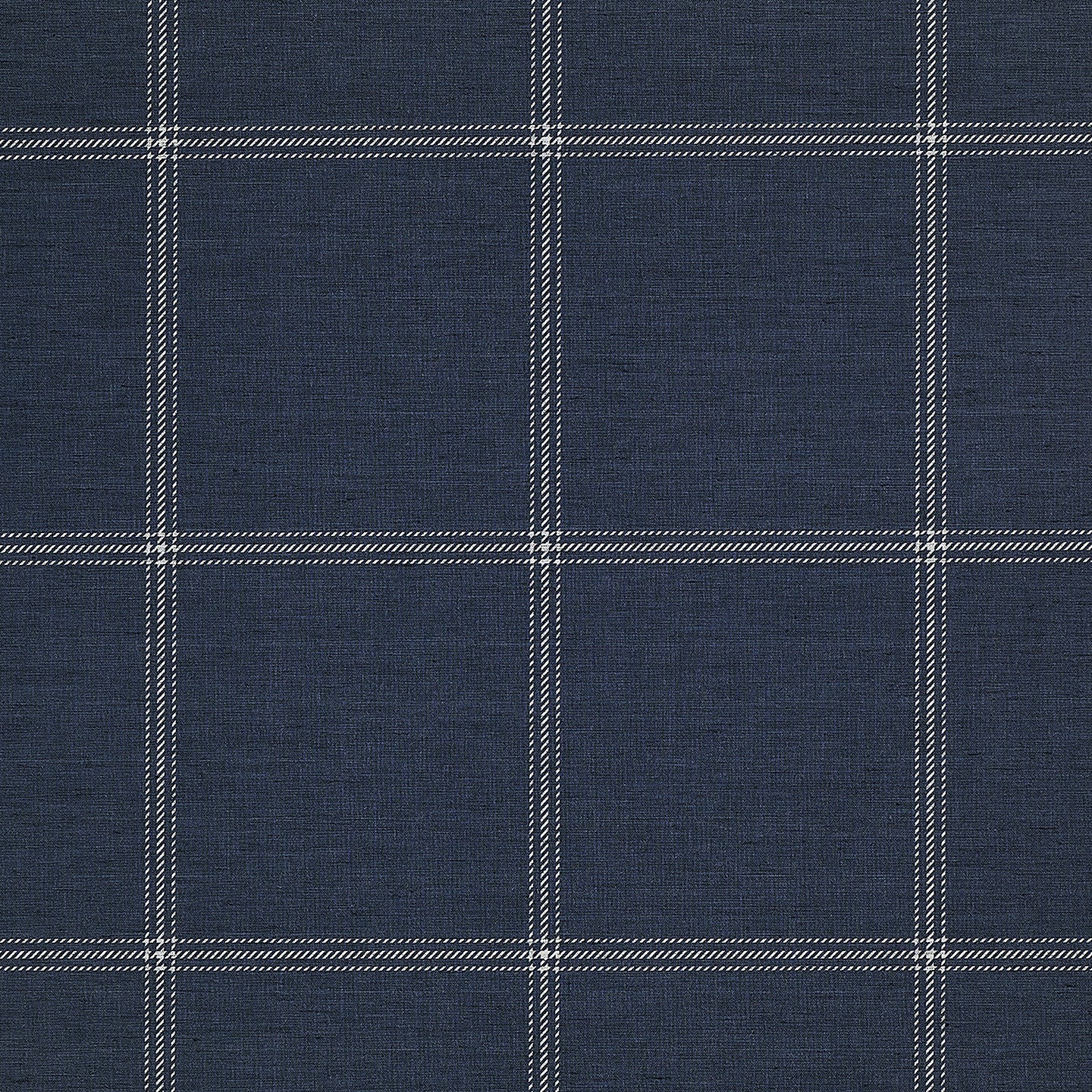 Purchase Phillip Jeffries Wallpaper - 10707, Jackson Plaid - White On Navy 