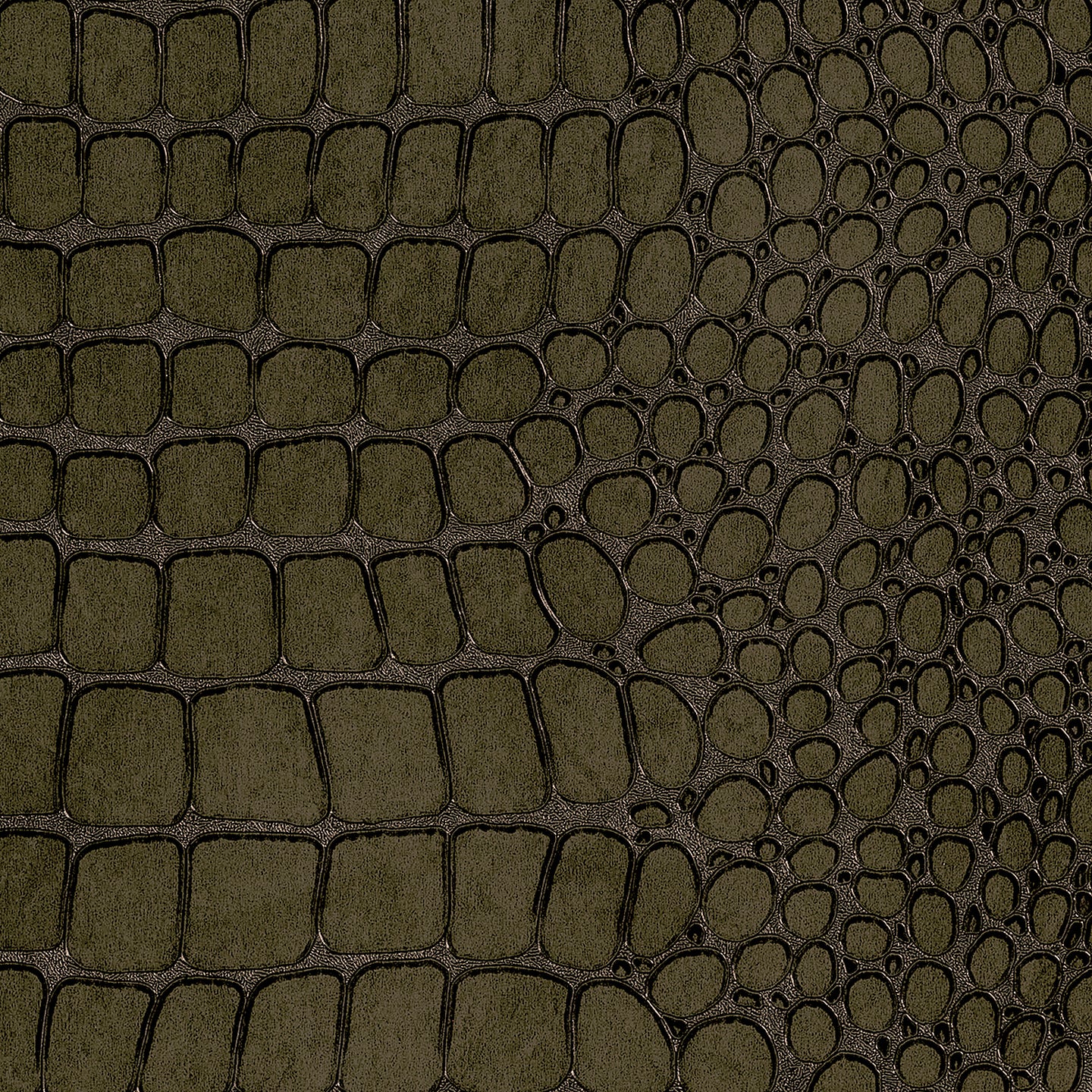 Purchase Phillip Jeffries Wallpaper - 10845, Vinyl Crocodile Rock - Olive Green