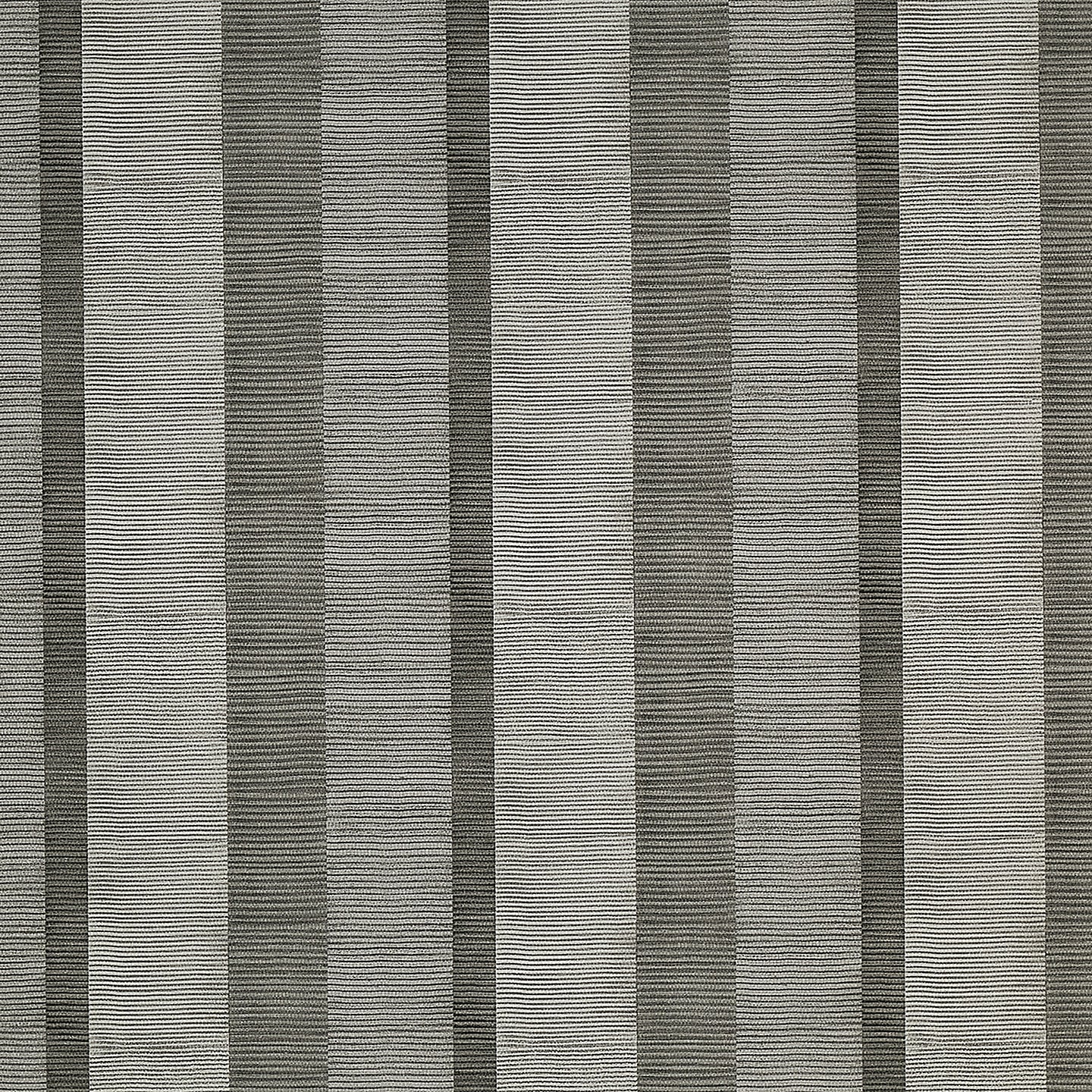 Purchase Phillip Jeffries Wallpaper - 40104, Santa Fe Stripe - Black Ash On Woven Walls