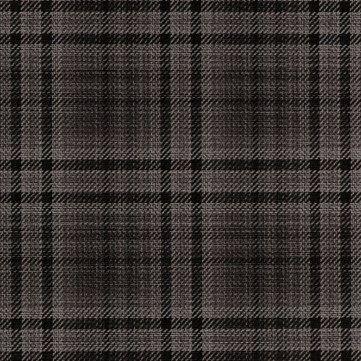 Purchase Phillip Jeffries Wallpaper - 43208, Caldwell Plaid - Charcoal Cross On Manila Hemp