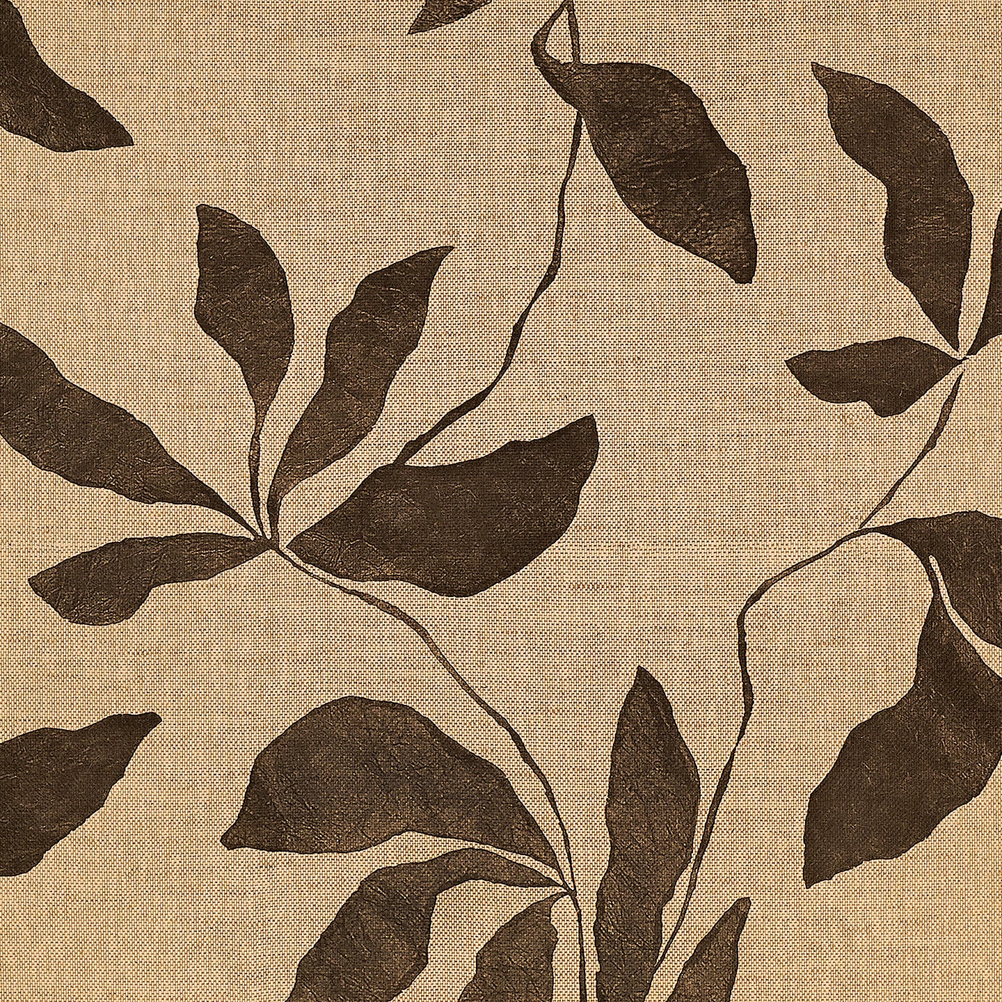 Purchase Phillip Jeffries Wallpaper - 40204, Desert Ivy - Rooted Cocoa On Japanese Paper Weave
