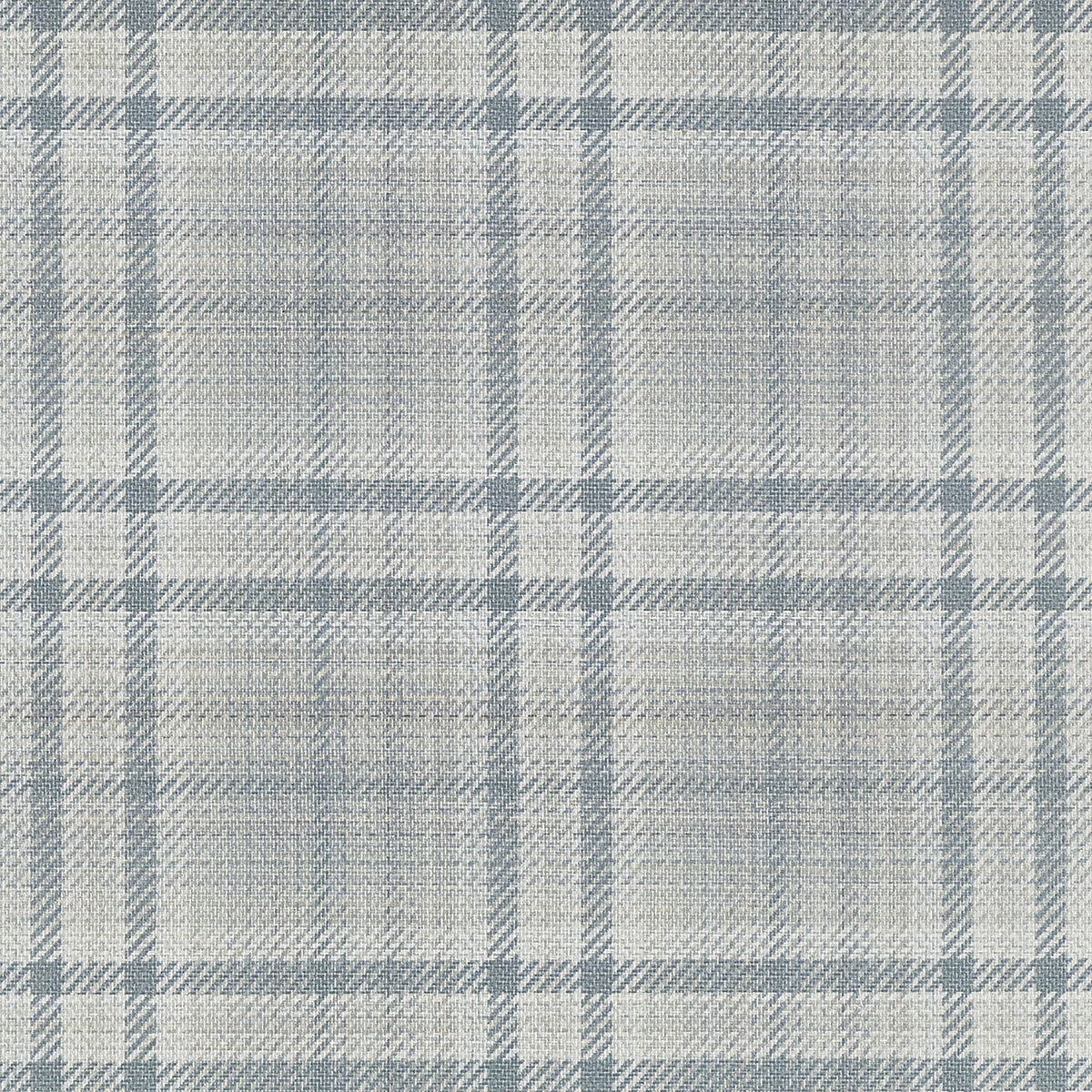 Purchase Phillip Jeffries Wallpaper - 43204, Caldwell Plaid - Azure Stitch On Manila Hemp