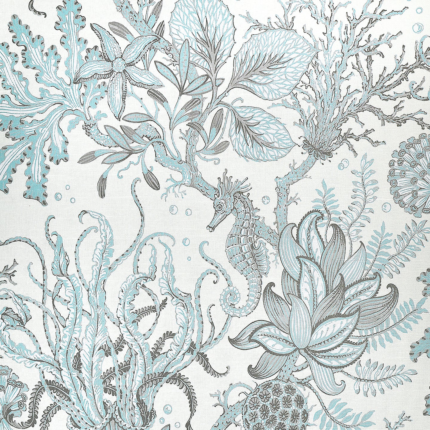 Purchase Phillip Jeffries Wallpaper - 9992, Toile De Sea - Aquatic Aqua 