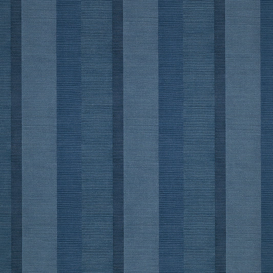 Purchase Phillip Jeffries Wallpaper - 40107, Santa Fe Stripe - Navy On Woven Walls