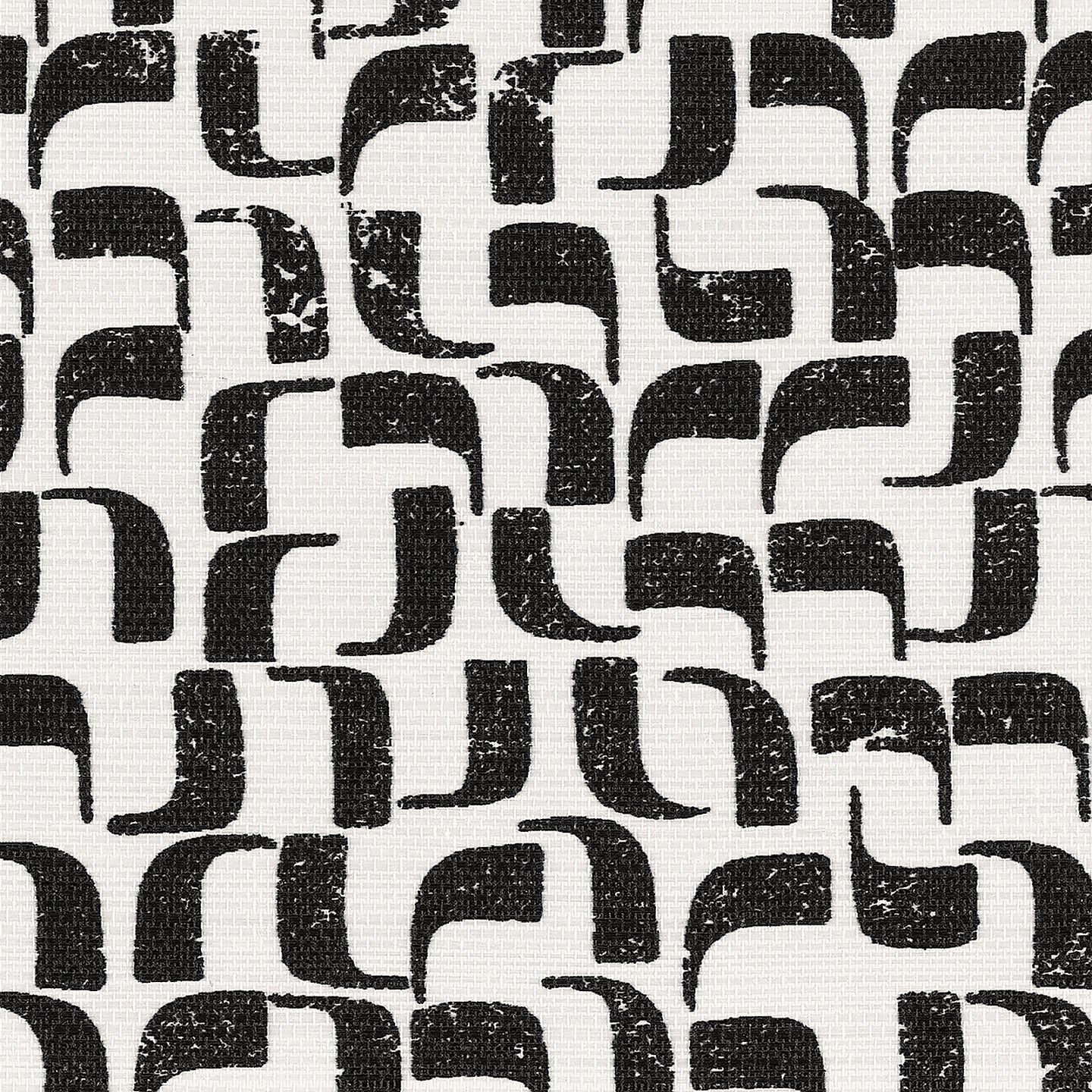 Purchase Phillip Jeffries Wallpaper - 40807, Rosetta - Cipher Black On Manila Hemp