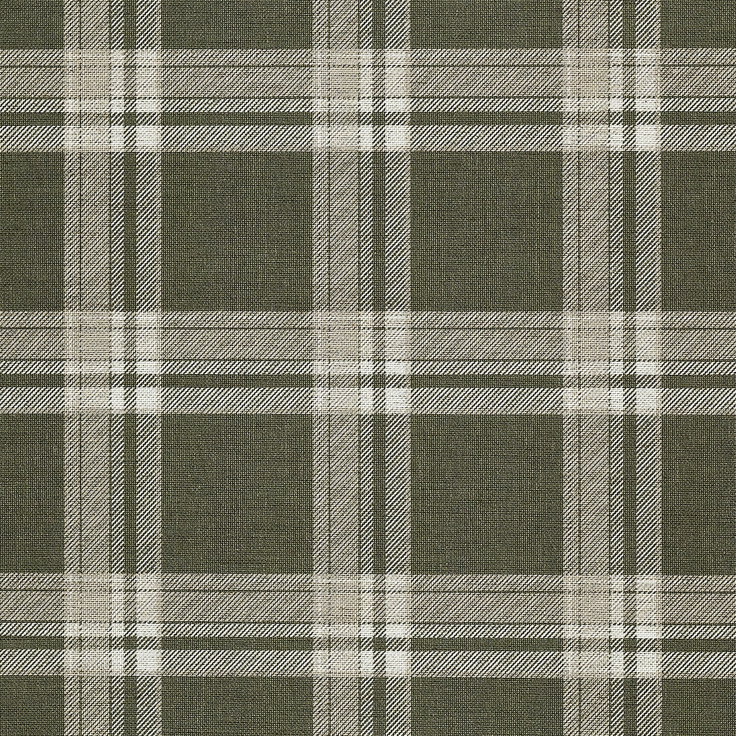 Purchase Phillip Jeffries Wallpaper - 10730, Prairie Plaid - White On Forest 