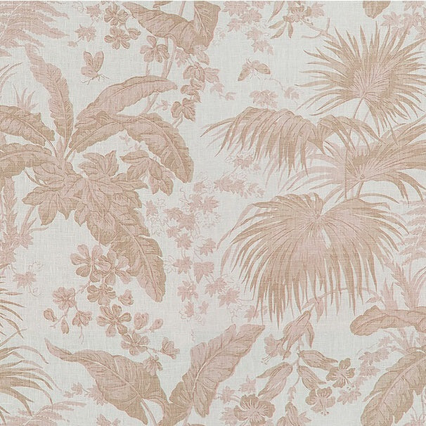 Sample FLAMANDS.716.0 Flamands Petal Pink Drapery Botanical Foliage Fabric by Kravet Couture