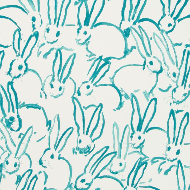 Sample GWP-3413.13.0 Hutch Blue Animals Lee Jofa Modern Wallpaper