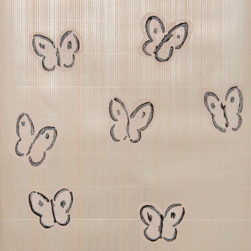 Sample GWP-3711.17.0 Ascension Pink Geometric Lee Jofa Modern Wallpaper