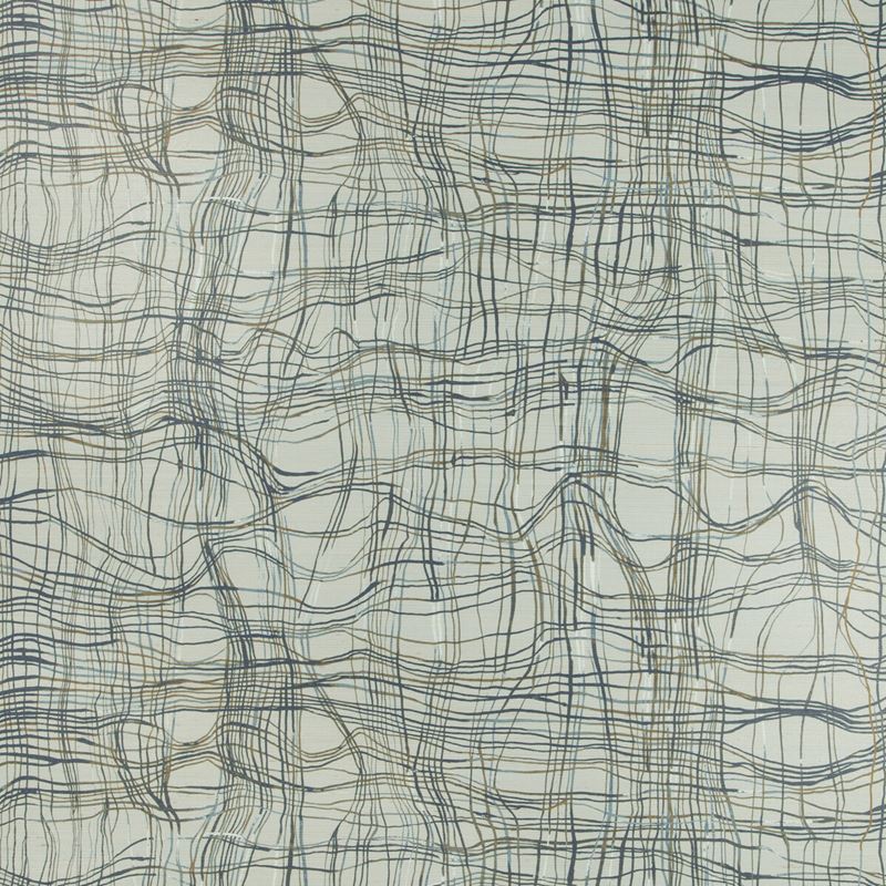 Sample GWP-3716.155.0 Entangle Paper Blue Geometric Lee Jofa Modern Wallpaper