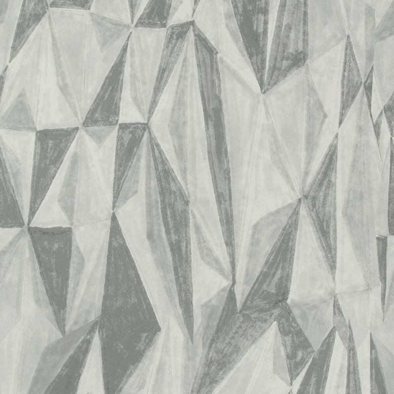 Sample GWP-3718.111.0 Covet Paper Grey Geometric Lee Jofa Modern Wallpaper