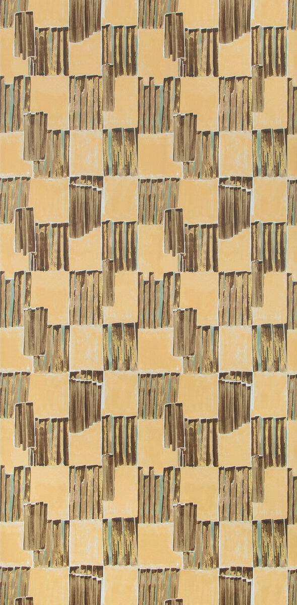 Sample GWP-3722.166.0 Lyre Paper Multi Color Geometric Lee Jofa Modern Wallpaper