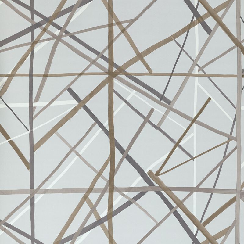 Sample GWP-3725.1115.0 Simpatico Paper, Cinder by Lee Jofa Modern Wallpaper