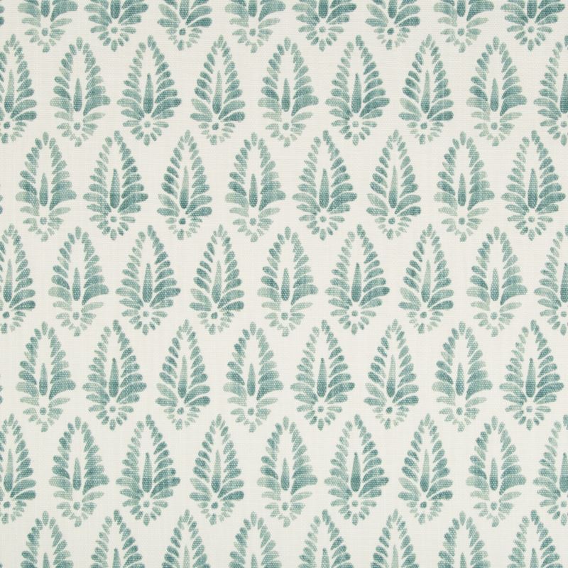 Sample HALEIWA.135.0 White Multipurpose Botanical Foliage Fabric by Kravet Basics