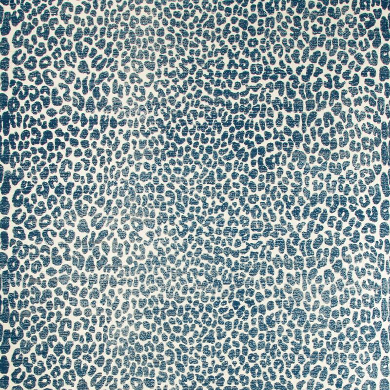 Sample P2017108.50.0 Ocicat Paper Blue Animals Lee Jofa Wallpaper