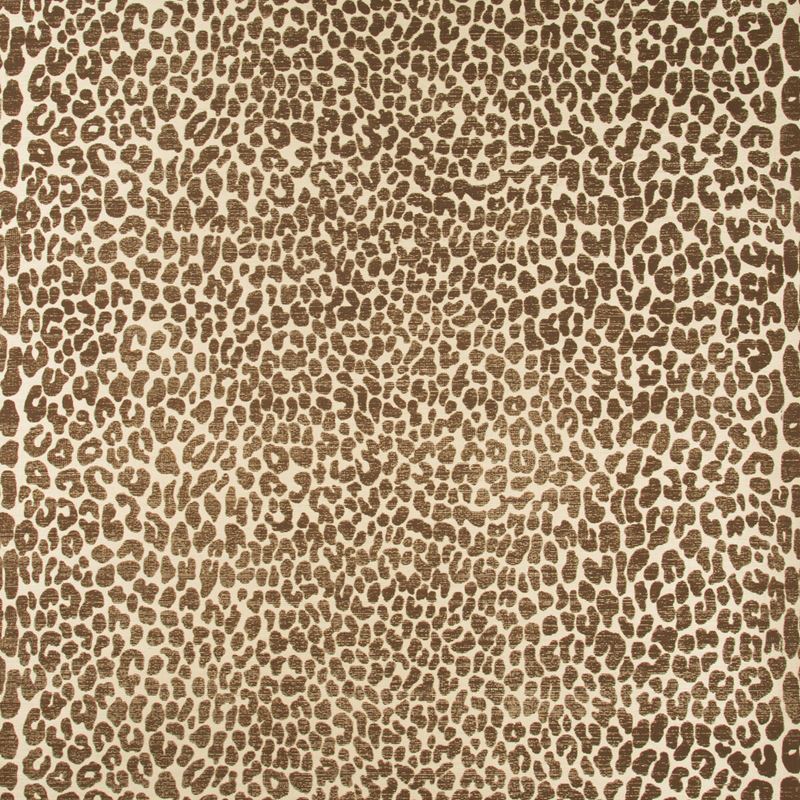 Sample P2017108.6.0 Ocicat Paper Brown Animals Lee Jofa Wallpaper