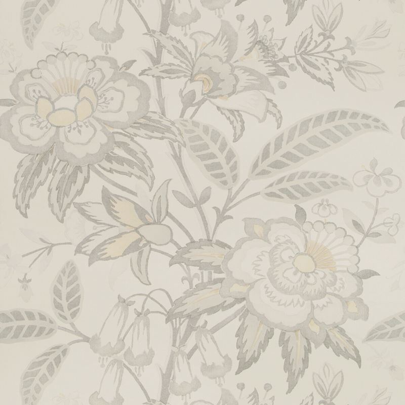 Sample P2018103.111.0 Davenport Paper Grey Botanical Lee Jofa Wallpaper