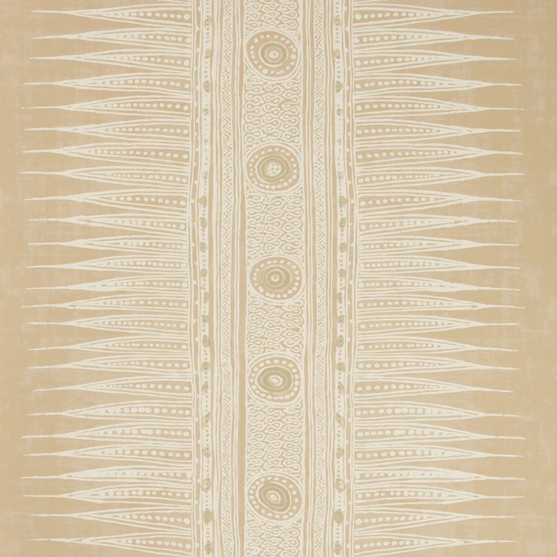 Sample P2018107.106.0 Indian Zag Paper Neutral Global Lee Jofa Wallpaper