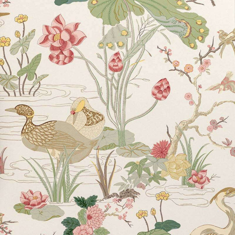 Sample P2020105.723.0 Luzon Paper, Spring by Lee Jofa Wallpaper