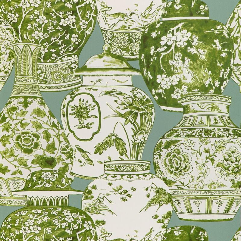 Sample P2020108.2313.0 Pandan Paper, Mist Jade by Lee Jofa Wallpaper